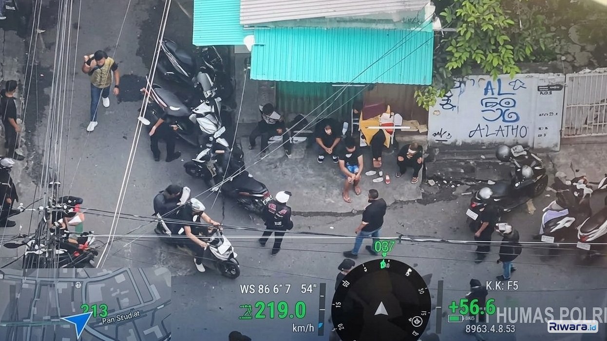 Penggerebekan kampung narkoba
